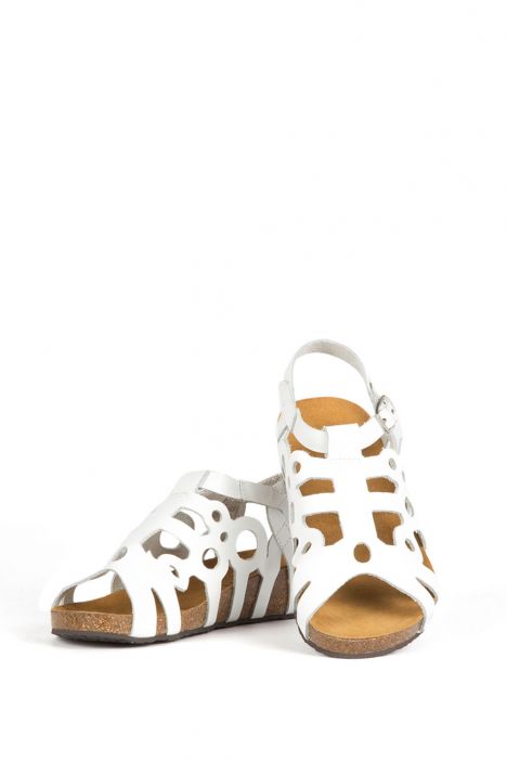 10611 Ch-Kifidis Çocuk Sandalet 31-36 Beyaz / White