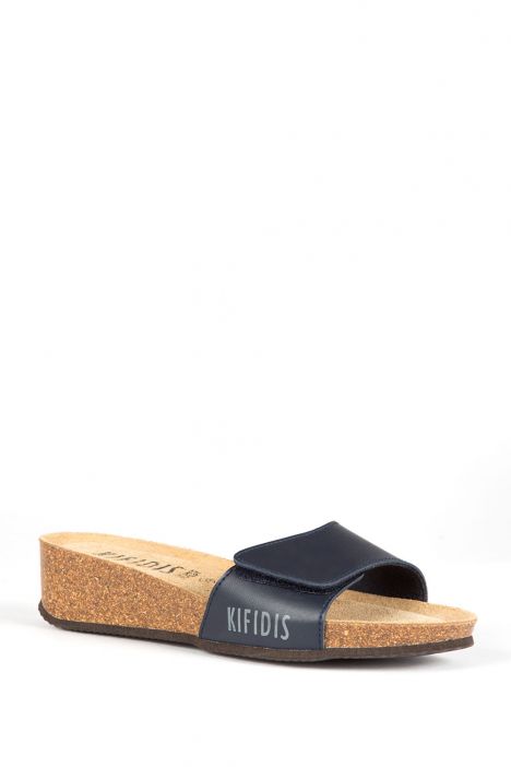 10661 Ch-Kifidis Kadın Terlik 36-42 Lacivert / Navy Blue