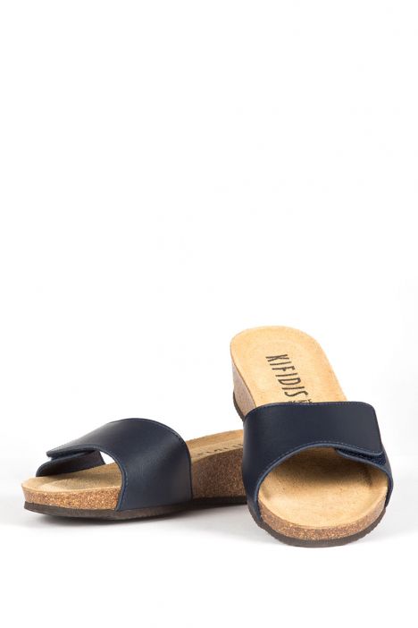 10661 Ch-Kifidis Kadın Terlik 36-42 Lacivert / Navy Blue