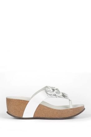 10671 Ch-Kifidis Kadın Terlik 36-41 Beyaz / White