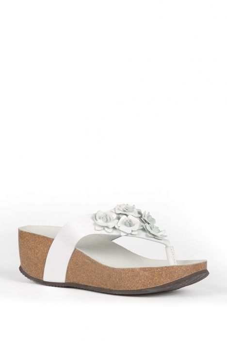 10671 Ch-Kifidis Kadın Terlik 36-41 Beyaz / White