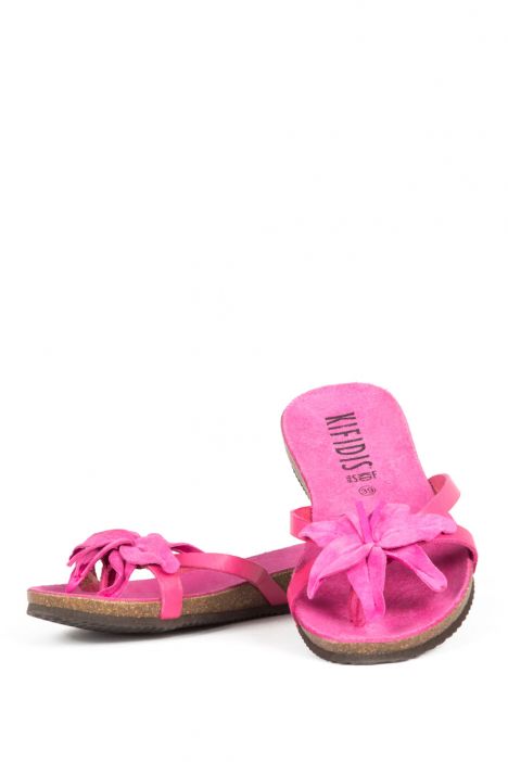 10681 Ch-Kifidis Kadın Terlik 36-41 Fuşya / Fuxia