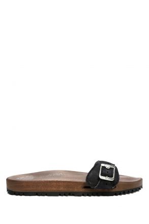 106 Berkemann Ahşap Sauna Terlik (3-9) Schwarz Nubukleder - 910