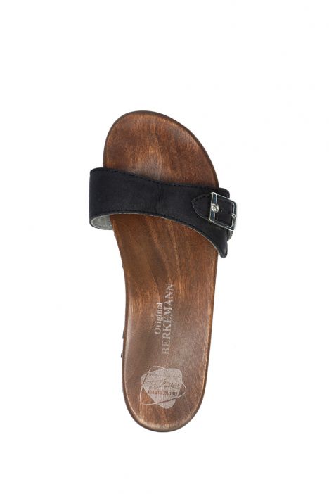 106 Berkemann Ahşap Sauna Terlik (3-9) Schwarz Nubukleder - 910