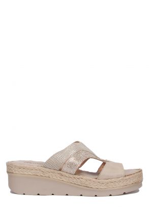 10704 Riposella Kadın Terlik 35-41 - BT Bej / Beige