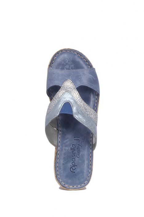 10704 Riposella Kadın Terlik 35-41 - BT Mavi / Blue