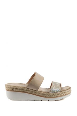 10708 Riposella Kadın Terlik 35-41 Bej / Beige