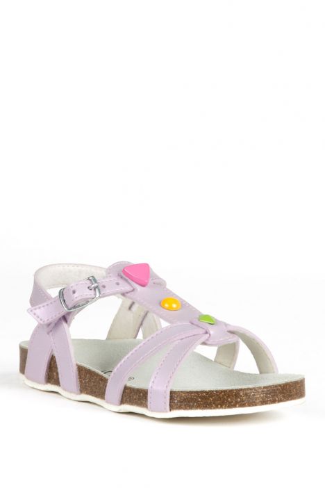 10784 Ch-Kifidis Çocuk Sandalet 25-30 Mor / Lilac