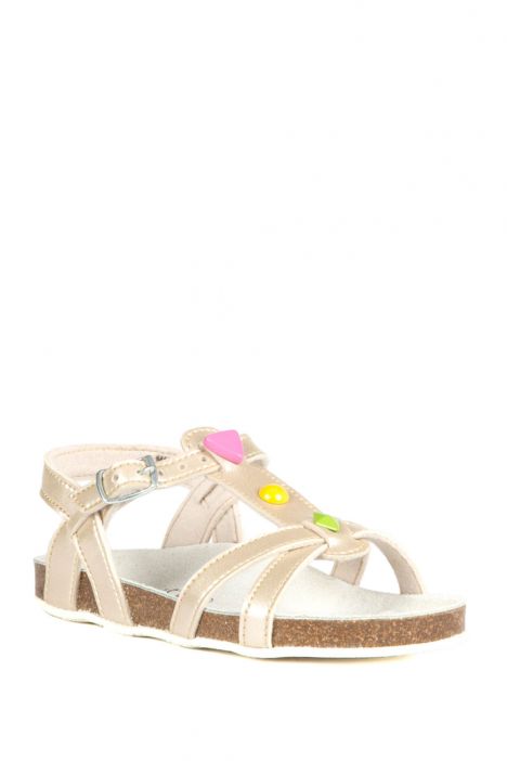 10784 Ch-Kifidis Çocuk Sandalet 31-35 Bej / Beige
