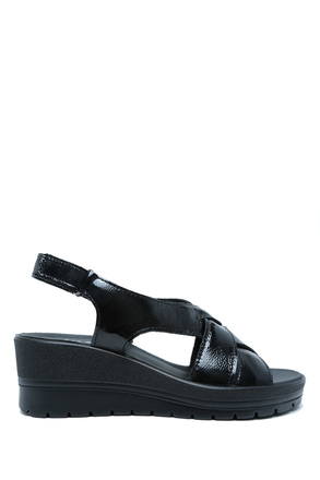 108270 Imac Claire Kadın Anatomik Topuklu Sandalet 35-41 Siyah/Nero 4200/011
