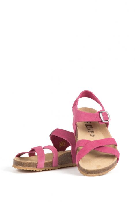 10888 Ch-Kifidis Çocuk Sandalet 21-30 Fuşya / Fuxia