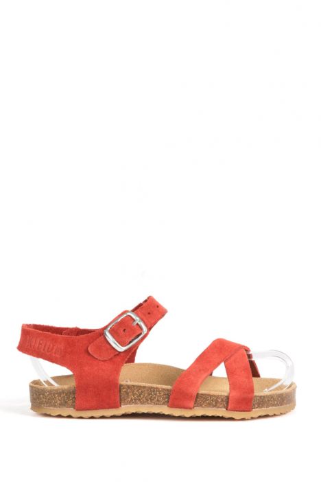 10888 Ch-Kifidis Çocuk Sandalet 21-30 Kırmızı / Red