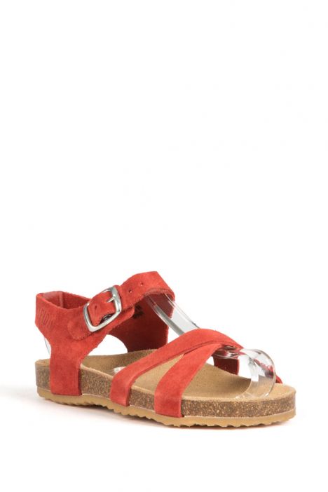 10888 Ch-Kifidis Çocuk Sandalet 21-30 Kırmızı / Red