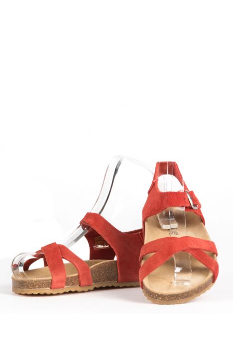 10888 Ch-Kifidis Çocuk Sandalet 21-30 Kırmızı / Red