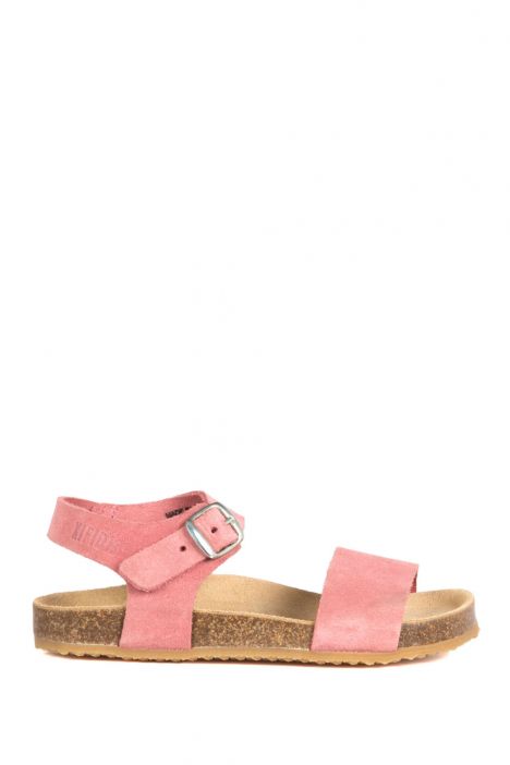 10889 Ch-Kifidis Çocuk Sandalet 21-30 Nubuk Pembe / Nubuck Rosa