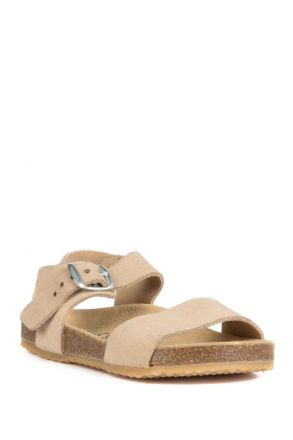10889 Ch-Kifidis Çocuk Sandalet 31-35 Nubuk Bej / Nubuck Beige