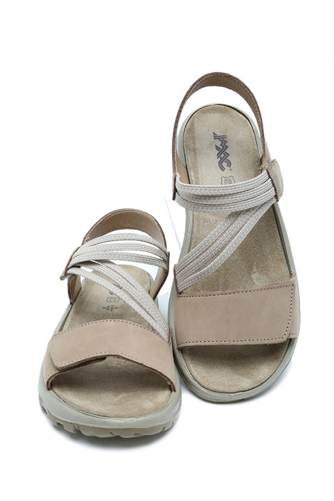 109280 Imac Lake Kadın Anatomik Yürüyüş Sandaleti 36-41 Bej/Beige 3034/013 Morbido Marmotta