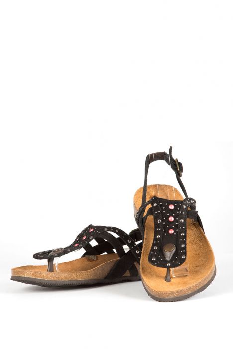 10950 Ch-Kifidis Kadın Sandalet 36-41 Siyah / Nero