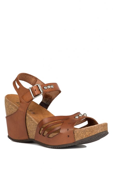 10969 Ch-Kifidis Kadın Sandalet 36-41 CUOIO-KAHVERENGİ TONU