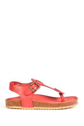 10977 Ch-Kifidis Çocuk Sandalet 25-30 Kırmızı / Red