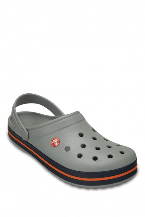 Crocs 11016 Crocband Unisex Sandalet 36-46 Light Grey / Navy