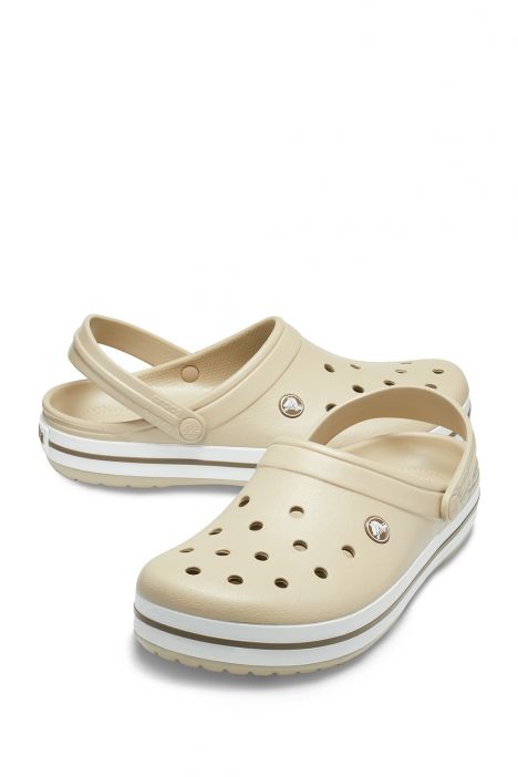 Crocs 11016 Crocband Unisex Sandalet 36-46 Cobblestone/Walnut