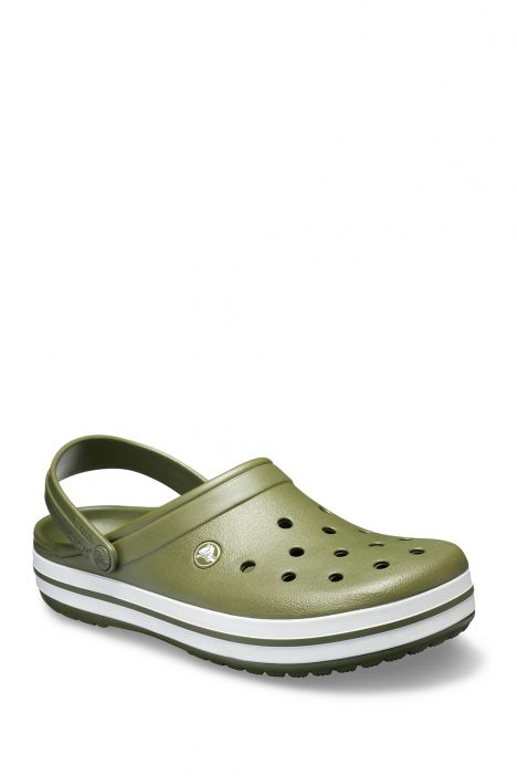 Crocs 11016 Crocband Unisex Sandalet 36-46 Army Green/White