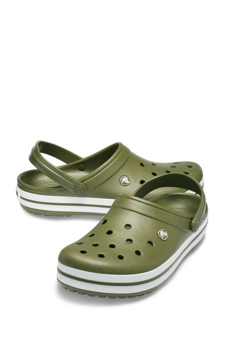 Crocs 11016 Crocband Unisex Sandalet 36-46 Army Green/White