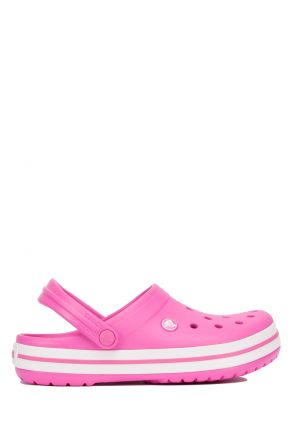 Crocs 11016 Crocband Unisex Sandalet 36-46 Electric Pink / White