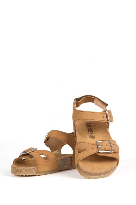 11017 Ch-Kifidis Çocuk Sandalet 31-35 TOBACCO
