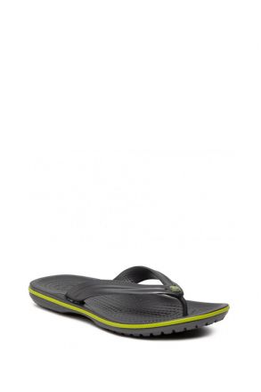 Crocs 11033 Crocsband Flip Unisex Terlik 36-46 Graphite/Volt Green - Yeşil