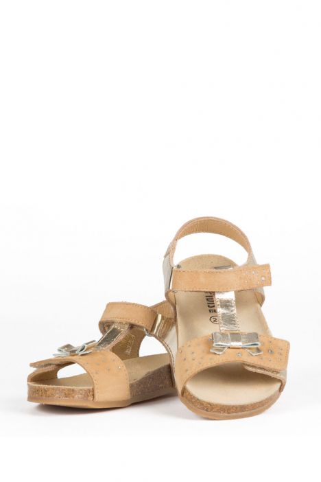 11178 Ch-Kifidis Çocuk Sandalet 24-30 Dore / Gold