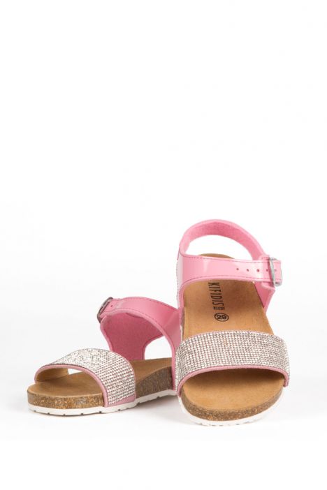 11527 Ch-Kifidis Çocuk Sandalet 24-30 Pembe / Pink