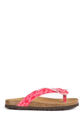 11649 Ch-Kifidis Çocuk Terlik 31-35 Fuşya / Fuxia
