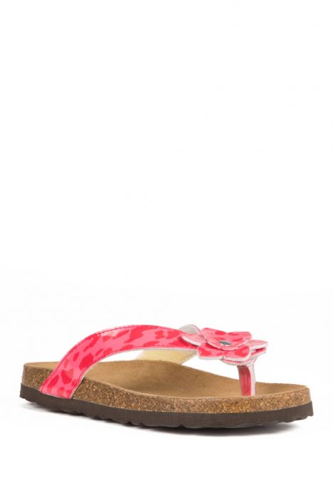 11649 Ch-Kifidis Çocuk Terlik 31-35 Fuşya / Fuxia