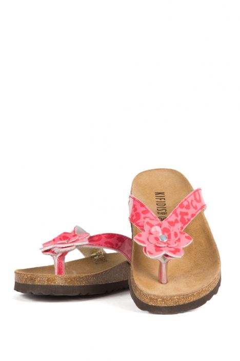 11649 Ch-Kifidis Çocuk Terlik 31-35 Fuşya / Fuxia