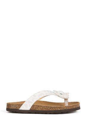 11649 Ch-Kifidis Çocuk Terlik 31-35 Beyaz / White