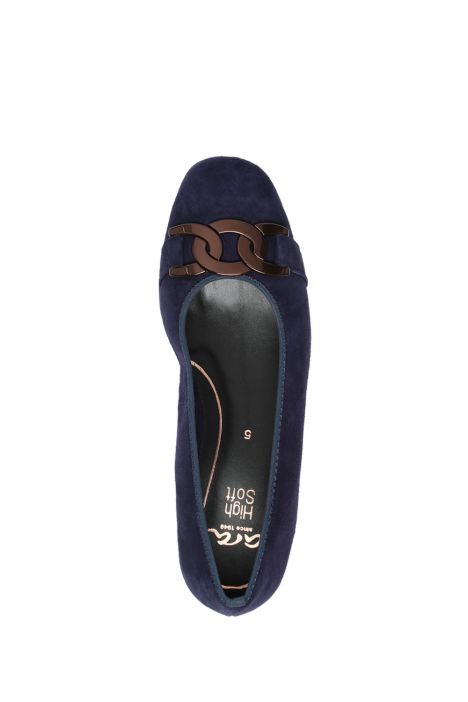 11806 Ara Shoes Graz Kadın Deri Topuklu Ayakkabı 3.5-7.5 BASIC BLUE - 13