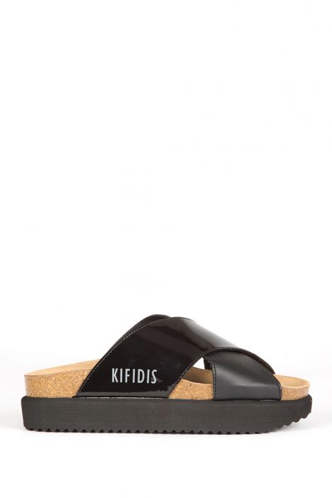 11837 Ch-Kifidis Kadın Terlik 36-41 Siyah / Black
