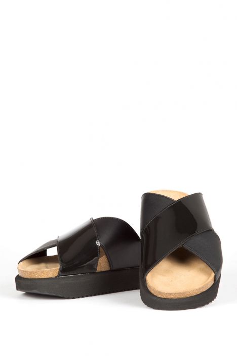 11837 Ch-Kifidis Kadın Terlik 36-41 Siyah / Black