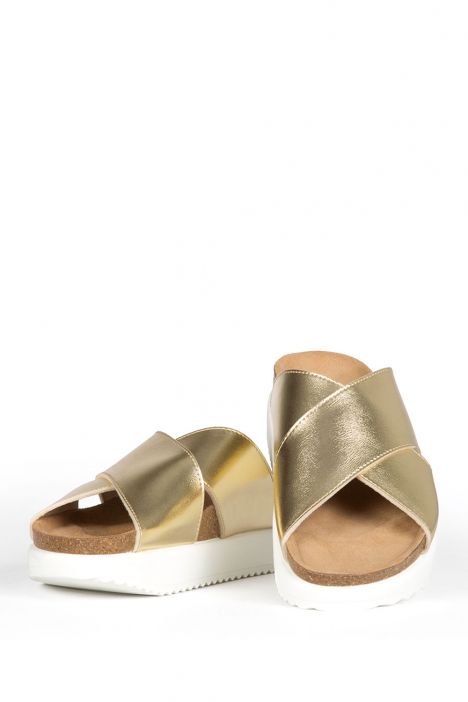 11837 Ch-Kifidis Kadın Terlik 36-41 Dore / Gold