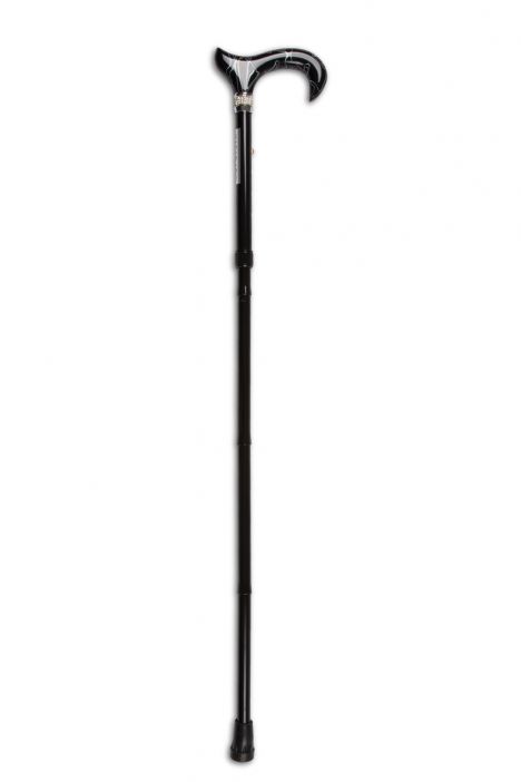 11863-11864 Taşlı Katlanır Baston Siyah / Black