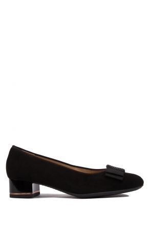 11884 Ara Shoes Graz Kadın Topuklu Ayakkabı 3.5-9.0 SAMTCHE,LAC/PEP,BLACK - 01SB
