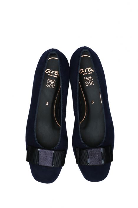 11884 Ara Shoes Graz Kadın Topuklu Ayakkabı 3.5-9.0 SAMTCHE,LAC/PER,NIGHT,BLAU - 12