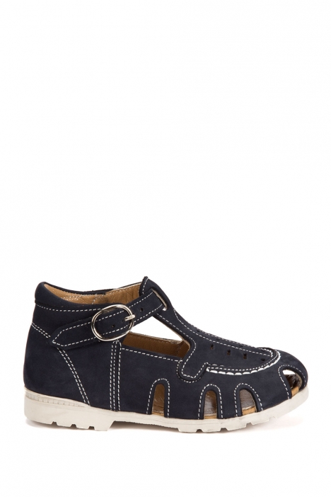 120 Kalite Çocuk Ayakkabı 25-30 Nubuk Lacivert / Nubuck Navy
