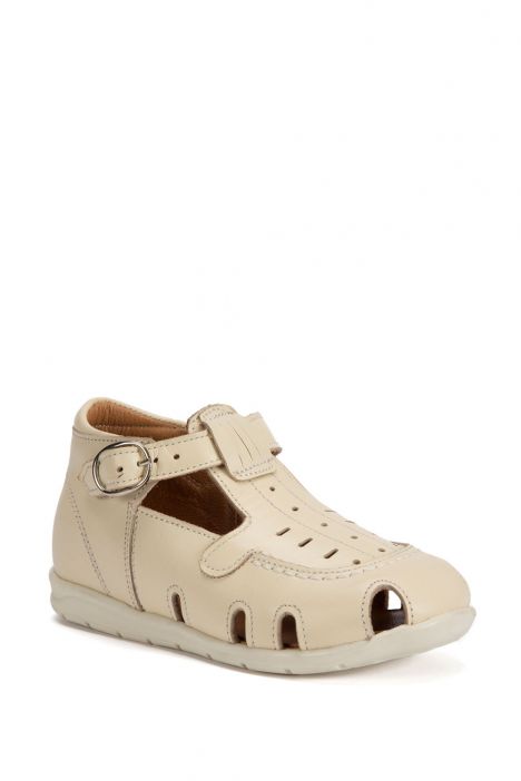 120 Kalite İlk Adım Çocuk Ayakkabısı 19-24 Bej / Beige