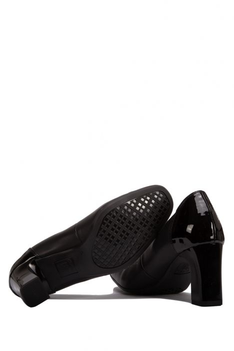 12011 Ara Shoes Kadın Topuklu Deri Ayakkabı 3.5-7.5 NAPPASO,LACK,BLACK - 01LB