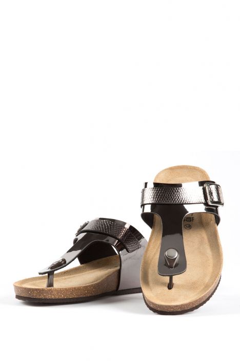 12068 Kifidis-Ch Kadın Terlik 36-40 Gri / Silver