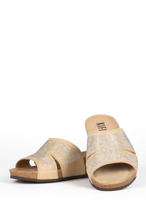 12107 Ch-Kifidis Kadın Terlik 36-41 Bej / Beige