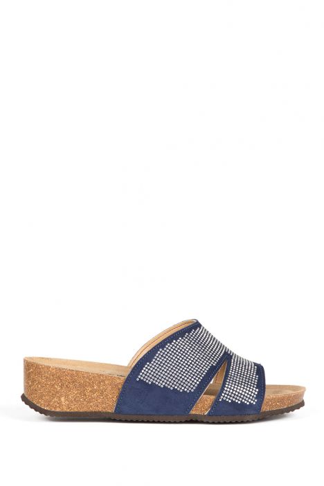12107 Ch-Kifidis Kadın Terlik 36-41 Mavi / Blue